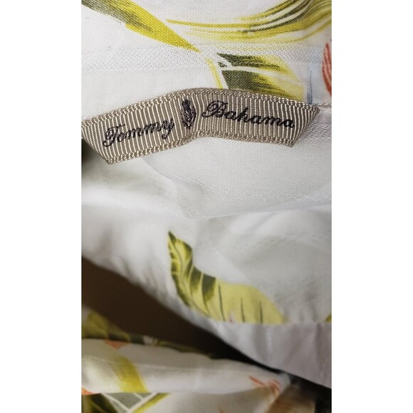 Tommy Bahama Shirt Mens 3XT 100% Silk Hawaiian Aloha Floral Button Tropical - Picture 3 of 11
